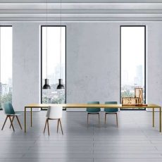 MDF Italia Tisch Tense Gold (Messing)